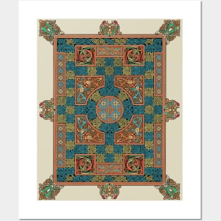 Lindisfarne Gospels Page Posters and Art